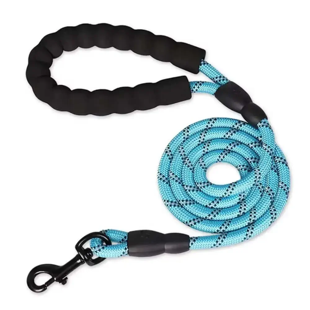 Reflective Dog Leash with Comfortable Padded Handle - Double Heavy Duty Traction